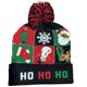 thumbnail image 1 of Gorro de punto con luces LED para fiestas navideñas de otoño e invierno para adultos y niños, 1 of 6
