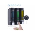 thumbnail image 2 of Dispensador De Jabón Líquido Dispensador Gel Champú 3*400ml Xtellar negro, 2 of 4