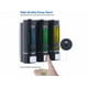 thumbnail image 2 of Dispensador De Jabón Líquido Dispensador Gel Champú 3*400ml Xtellar negro, 2 of 4