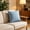 Blue-Free Size/BU, variant on Solid Color Waterproof Outdoor Pillow Cover Fade Resistant Polyester Cushion Case with Hidden Zipper for Patio Garden Sofa Balcony