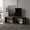 Wenge+Particle Board+Melamine, variant on LHYY FM FURNITURE Mayo TVStand for 70"Screen with Open Storage and Melamine Finish,Wengue