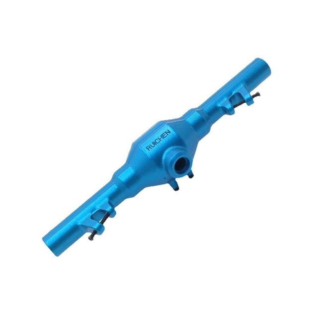 Vogacara Carcasa del eje trasero mejorada de aleación de aluminio para 1/12 Wltoys 12428 Wltoys 12428 con aluminio resistente Kits de construcción modelo cielo azul