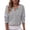 Gray, variant on Womens Plus Size Knit Cardigan Long Sleeve Open Front Button Down Sweater Jacket Hollow Out Argyle Cropped Sequin Knitted Outerwear