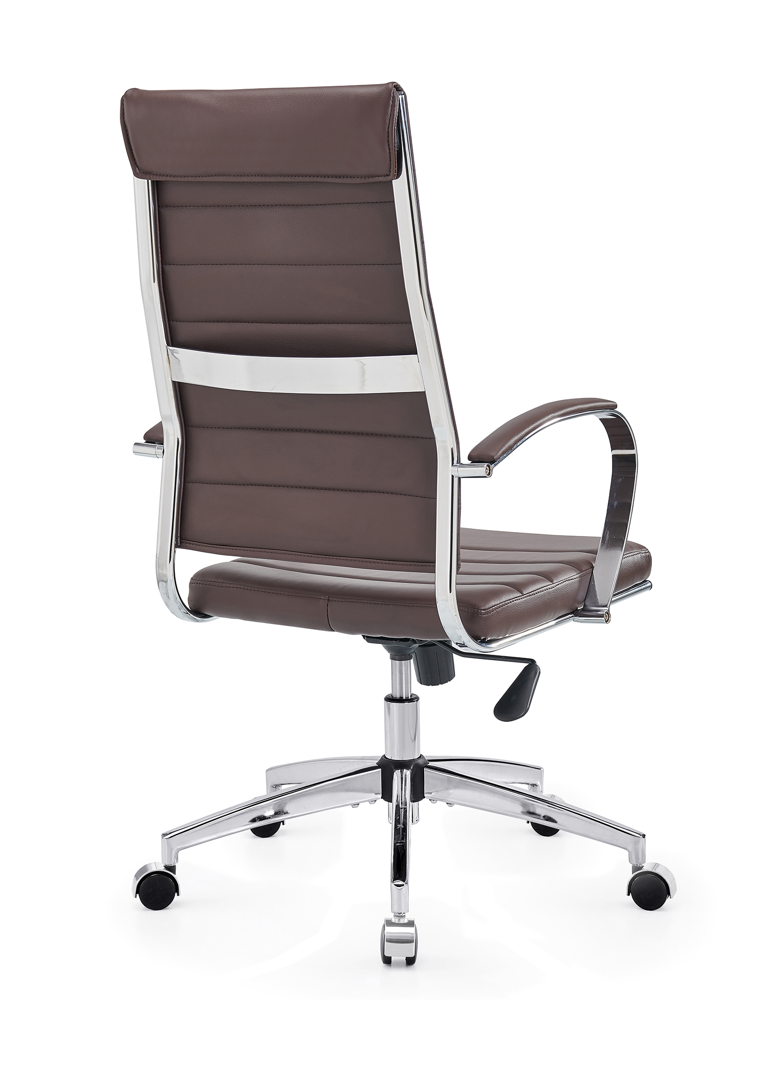 CAROCC High Back Executive Office Chair with Armrest Adjustable Swivel Chair in Durable Vegan Leather Modern Office Chair Ergonomic Desk Chair for Extra Back & Lumbar Support