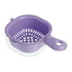 thumbnail image 3 of Lavabo para verduras, cuenco escurridor de frutas, cesta escurridora de verduras para cocina, escurridor Púrpura, 3 of 9