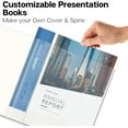 thumbnail image 2 of Binder with Plastic Sleeves 48-Pocket (Ivory) - Presentation Book, 8.5 x 11 Portfolio Folder with Clear Sheet Protectors, Displays 96-Page Documents, Certificates, Important Papers, 2 of 8