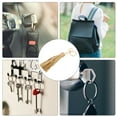 thumbnail image 6 of PU Tassel Keychain with Macrame Pendant, Metal Keyring, Fashion Zinc Alloy Key Chains for Bags and Keys, 6 of 6