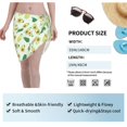 thumbnail image 7 of Disketp Cartoon Fruit Women Swimsuit Cover Up Short Chiffon Summer Beach Sarong Bikini Wrap Skirt Bathing Suit, 7 of 7