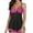 Hot Pink, variant on ibiyuan Women's Plus Size Tankini Swimsuits 2 Piece Bathing Suit Tummy Control Swim Dress Ruffle Swimwear Tropical Floral Womens Two Piece Swimsuit,Orange
