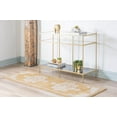 thumbnail image 3 of Rugs.com Eden Collection Rug – 10 Ft Runner Yellow Medium Rug Perfect For Hallways, Entryways, 3 of 9