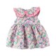 thumbnail image 4 of Vestido para niñas SDJMa, vestido estampado floral para bebés, vestido de verano sin mangas de dos piezas con bolso, 4 of 8