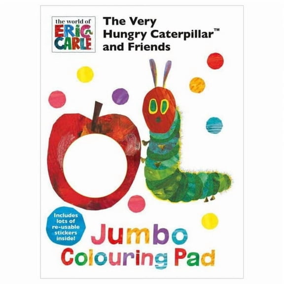 The Very Hungry Caterpillar Jumbo Colouring Pad (Paperback)
