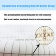 thumbnail image 2 of Grounding Sheet Queen Earthing Sheet, Conductive Grounding MatforHealing Sleepwith95% Cotton And 5% Soft Silver Thread, Grounding Cord, Anti Static Bed Sheets, 2 of 9