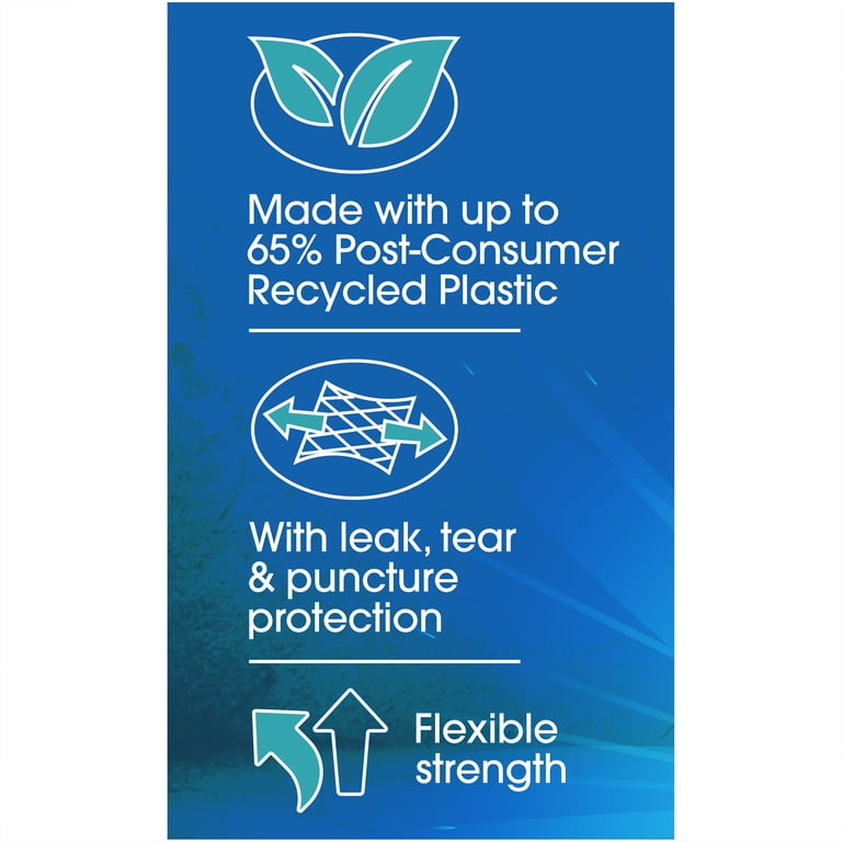 Great Value Sustainable Strong Flex Multi-Purpose Drawstring Bags, 30 Gallon photo 4