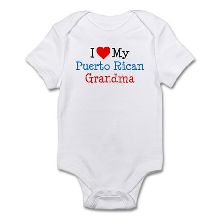 

CafePress - I Love Puerto Rican Grandma Infant Bodysuit - Baby Light Bodysuit