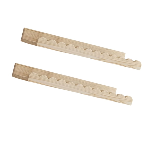 Lynono Co.,Ltd Modern Swirling Floating Shelf Set Made Of Hardwood For Stylish Home Organization