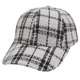 thumbnail image 1 of Top Headwear Plaid Tweed Gorra de béisbol de dos tonos - Blanco TOP HEADWEAR Gorra de béisbol, 1 of 2
