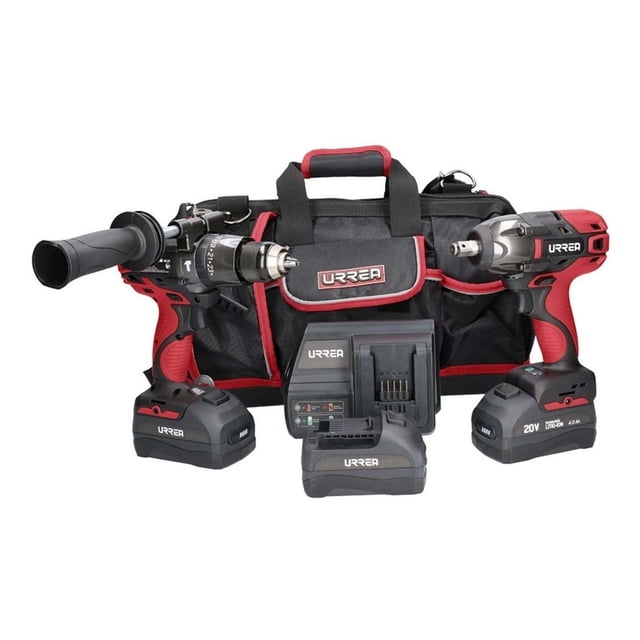 Taladro Rotomartillo 1/2 + Pistola De Impacto + Maleta Urrea Urrea JPI02