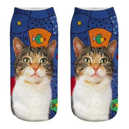 

KI-8jcuD Womens Low Cut Socks Crazy Novelty 3D Cartoon Low Cut Colorful Cute Cat Socks Women Socks Ankle Socks Boot Socks Men Women Socks Arch Support Girls Cheer Socks Cycling Socks For Men Socks W