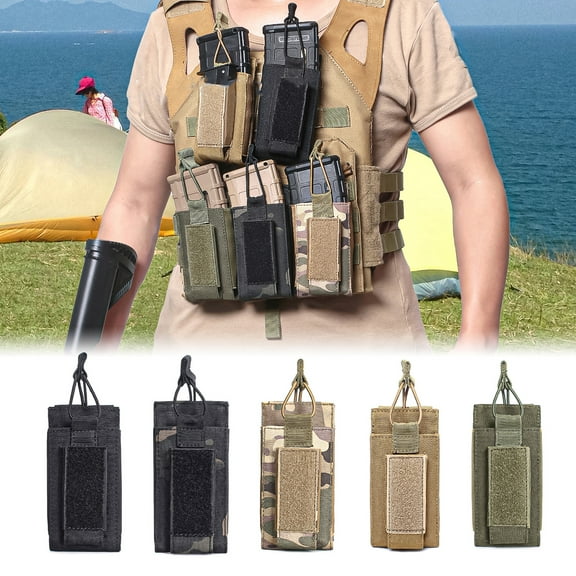 Cheers.US Tactical Waist Pack Portable Fanny Pack Outdoor Hiking Travel Army Waist Bag Military Waist Pack for Daily Life Cycling Camping Hiking Hunting Fishing Shopping