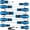 style-1, variant on STORGENER Screwdriver Set, 10-Piece Magnetic Screwdriver Set, 5 Cross and 5 Slotted Tips, 2pcs Portable Multifunction Key Mini Screwdriver, Dark Blue
