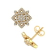 thumbnail image 2 of 1/2 Carat Diamond Stud Earrings in 14K Yellow Gold (SI1-SI2 Clarity), 2 of 4
