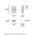 thumbnail image 2 of Maxim Lighting - Divine - 2 Light Wall Sconce In Glam Style-19.5 Inches Tall and, 2 of 5
