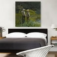 thumbnail image 2 of ARTCANVAS Fishing 1878 Canvas Art Print by Winslow Homer - Size: 36" x 36" (0.75" Deep), 2 of 9