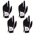 thumbnail image 1 of FINGER TEN Men’s Golf Gloves Left Hand Handed Value 4 Pack, Rain Grip Hot Wet Weather Comfort, 1 of 11