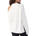 thumbnail image 2 of Sanctuary Womens Cold Shoulder Cut-Out Mock Turtleneck Sweater, 2 of 4