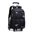 thumbnail image 2 of Mochila Escolar Infantil com Rodinhas Preta, 2 of 5