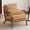 Khaki, variant on BAYUELSWU Accent Chair Corduroy Armchair, Upholstered Reading Chair with Cushion and Solid Wood Frame for Living Room, Bedroom, Office (Khaki)