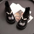 thumbnail image 6 of LvhaoGJOB Sock Boots for Kids Stretchy Knit Shaft Pearl Decoration sock boots ankle boots All Season Footwear, 6 of 7