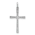 thumbnail image 3 of 14K White Gold Charm Pendant Diamond Round 1 10Ct. Cross, 3 of 4