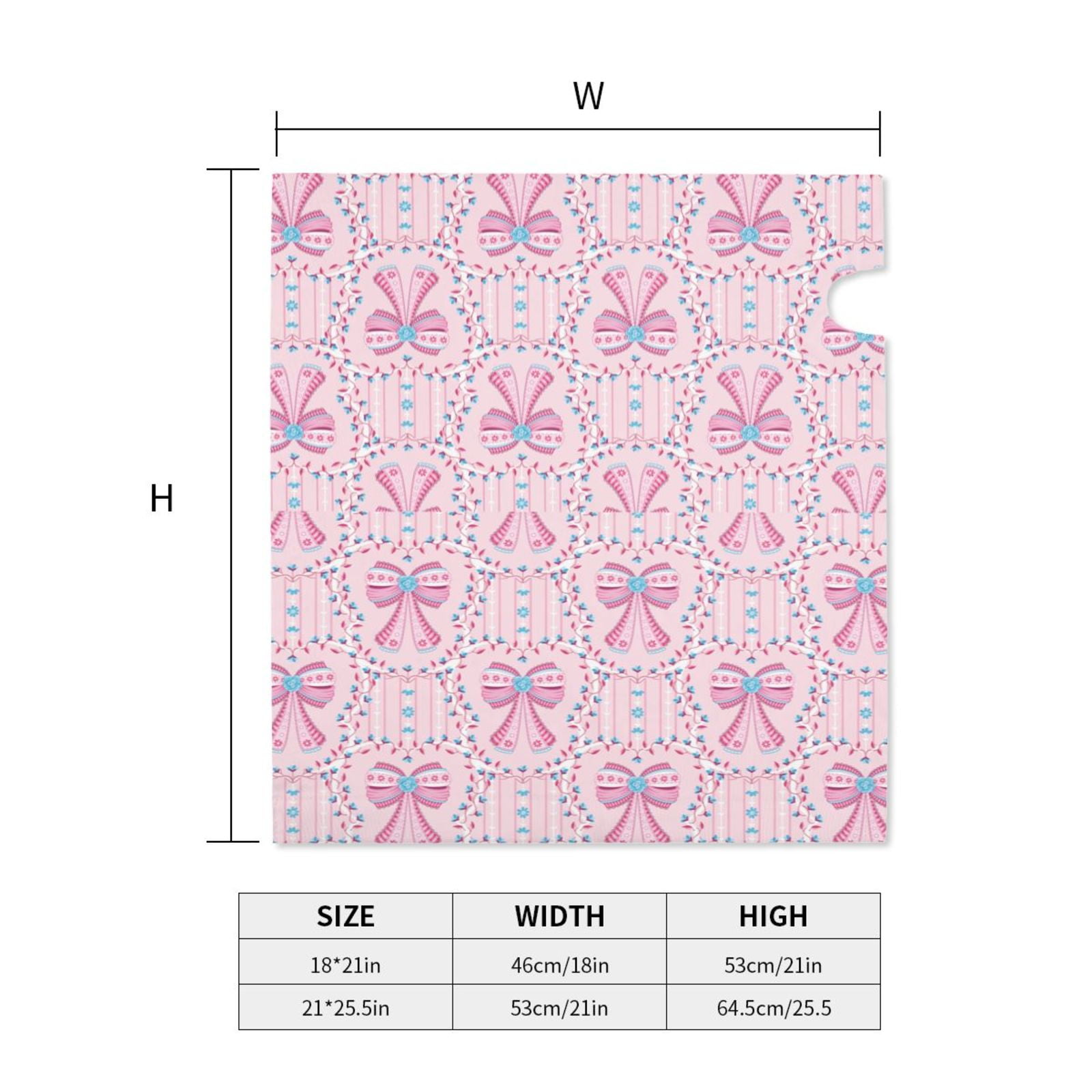 Xecao pink bows for Mailbox Cover with Magnetic Strips, Waterproof and Sunscreen, Adds a Decorative Touch to Your Garden Yard-21x18 in