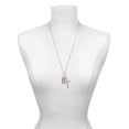 thumbnail image 3 of Delight Jewelry Silvertone Shut Up Legs Be Strong and Courageous Engraved Cross Zoey Necklace, 28", 3 of 4