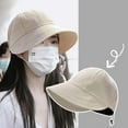 thumbnail image 2 of Riforla Autumn Winter Women's Fisherman Hat Wide Brim Sun Cap Visor Baseball Hat Bomber Hats Beige, 2 of 6