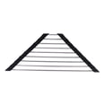 thumbnail image 2 of DOLITY Rolling Dish Drainer Corner Dish Rack Triangle Stainless Steel Over The, 2 of 7