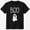 Black-1, variant on Spooky Halloween T-Shirt, Boo Leopard Print Bow, Seasonal Graphic Short Sleeve Casual Tee