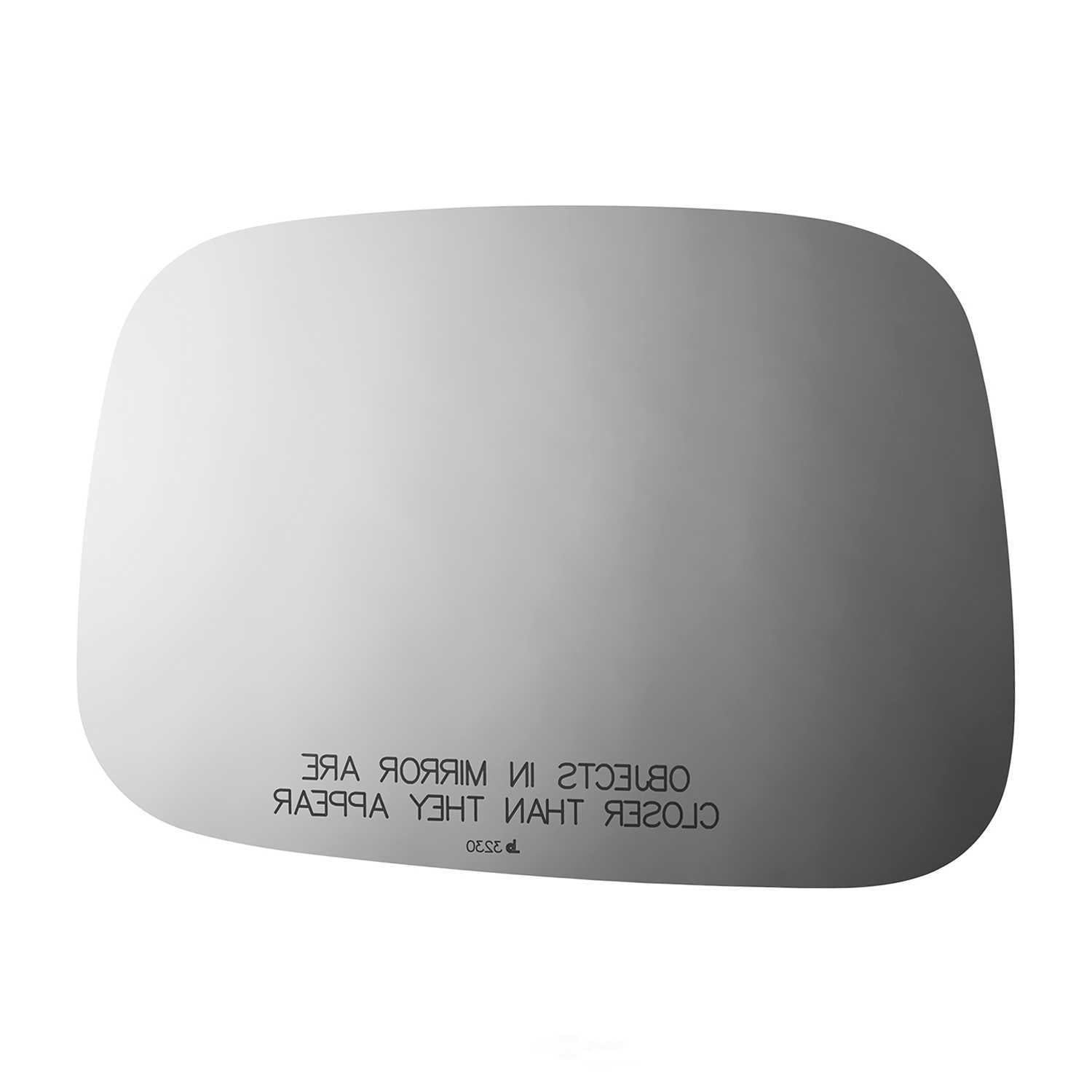 Burco Side View Mirror Replacement Glass - Clear Glass - 3230
