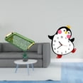 thumbnail image 2 of Bandeja para servir,Bandeja rectangular para servir en la cocina con asa,Reloj de pared,Reloj de pared silencioso,sin tictac,decorativo,Reloj de pared silencioso Little Penguin,reloj de madera, 2 of 8