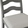 thumbnail image 6 of Castle Place Simple Timeless Wooden Dining Chair, Set of 2, Grey, 6 of 8