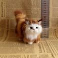 Wirziis 4.7 Inch Realistic Cat Plush Cats Toys Stuffed Animal Cute ...