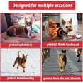 thumbnail image 6 of Waterproof Dog Shoes for Small Dogs, Puppy Booties with Reflective Straps, Anti-Slip Dogs Boots for Hot Pavement Boots, Dog Paw Protector Shoes for Indoor Hardfloors and Snowy Day (Red, 1), 6 of 7