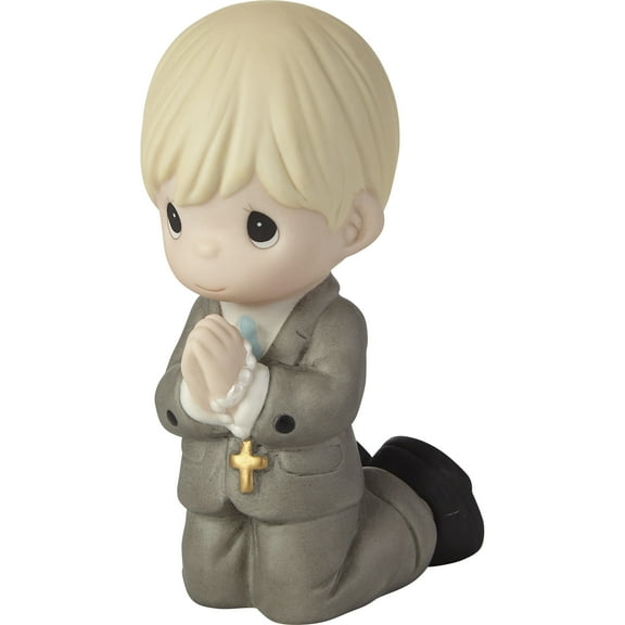 Precious Moments Remembrance Of My First Communion Blond Boy Figurine, Count 1