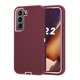 thumbnail image 1 of Shockproof Armor Defender Three-in-one Phone Case Protection For Samsung Galaxy A04e A34 A54 S 22 Black, Red For Samsung S22 S22Ultra S22+ Pro Fall-proof Smartphone Case, 1 of 5