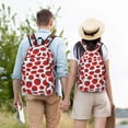 thumbnail image 4 of Easygdp Cartoon Ladybug Mochila de Lona Resistente para Laptop, Compatible con Laptops de 15 a 17 pulgadas, Ideal para Escuela, Trabajo y Viajes-Medium, 4 of 5