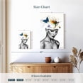 thumbnail image 4 of Elephant Stock World In Her Mind Wall Art - Vertical Canvas Wall Art - Living Room Wall Decor - People Canvas - Gray And White Decor By Ashvin Harrison - 8" x 12", 4 of 8
