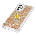 thumbnail image 4 of Funda para Samsung Galaxy A53 5G con Brillo Líquido Flotante, Purpurina, Parachoques y Anillo Giratorio Soporte, 4 of 5
