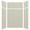 Cameo, variant on Transolid EWKX604896-45 Expressions 60" W X 48" D X 96" H Six Panel Shower Wall Kit -